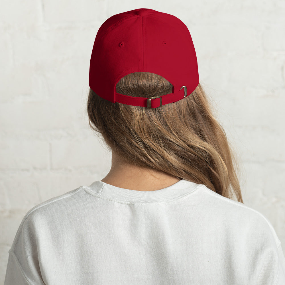 I Deserve to be Happy Morse Code Embroidered Dad hat