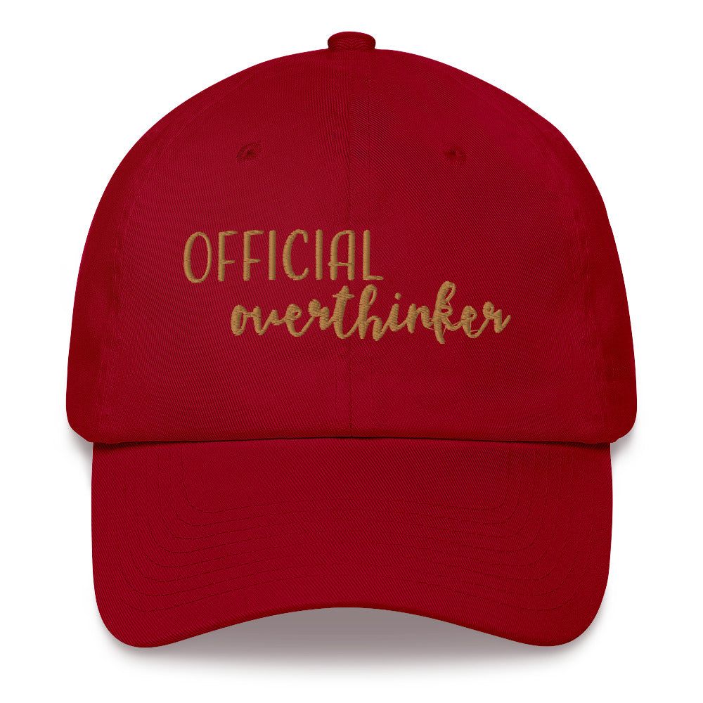 Official Overthinker Dad hat