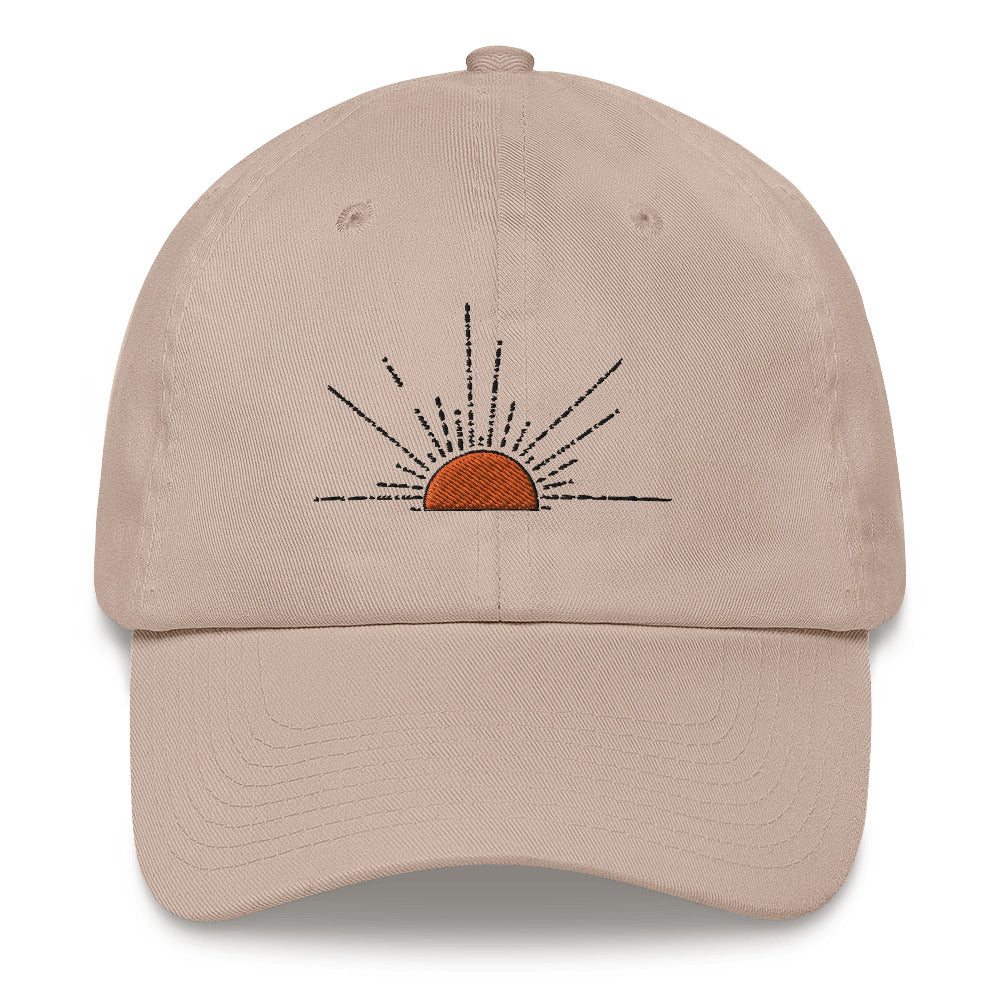 I Deserve to be Happy Morse Code Embroidered Dad hat