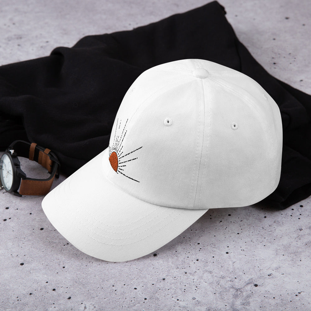 I Deserve to be Happy Morse Code Embroidered Dad hat