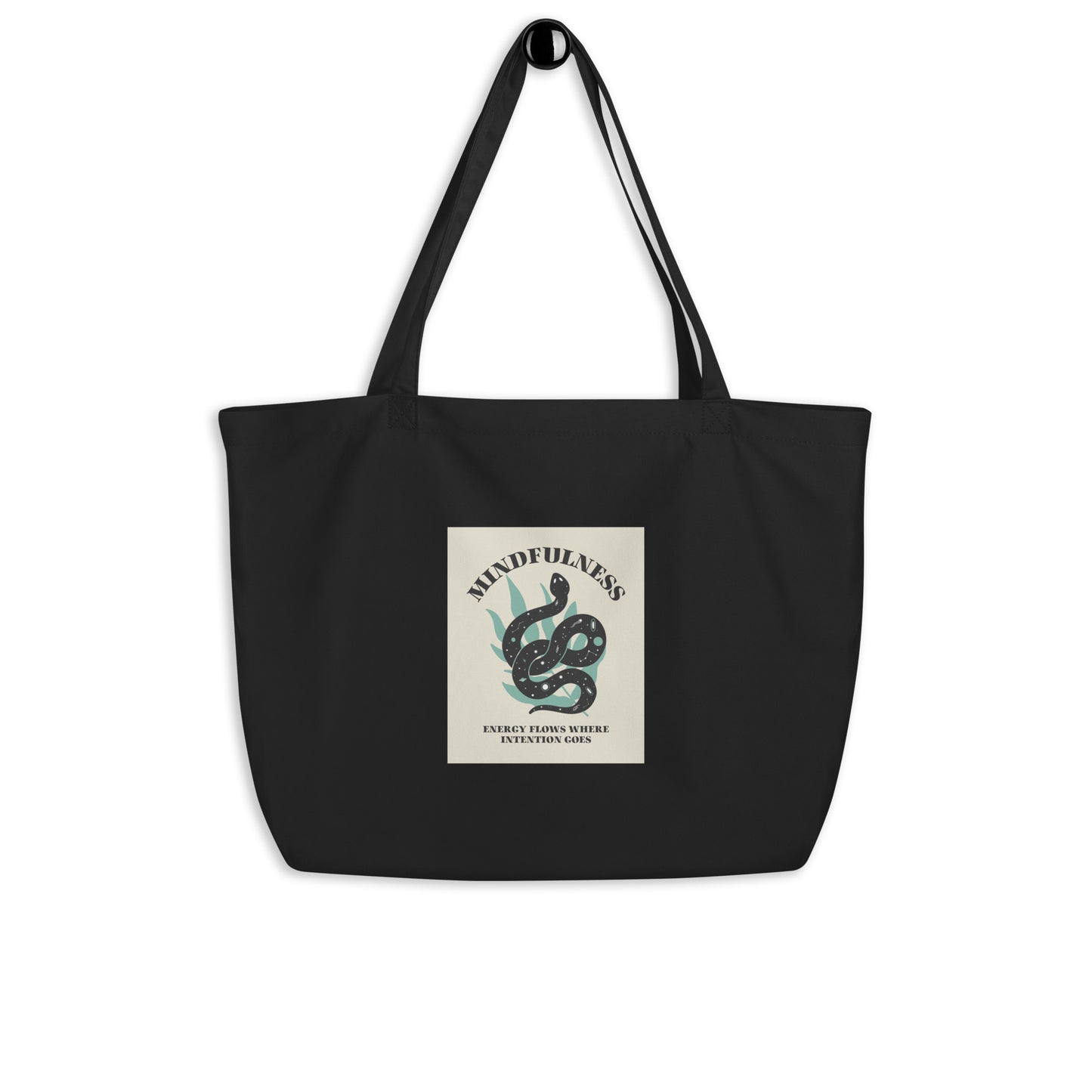 Mindfulness Large organic tote bag