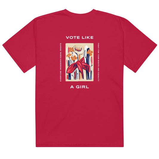 Vote Like a Girl - Unisex Comfort Colors t-shirt