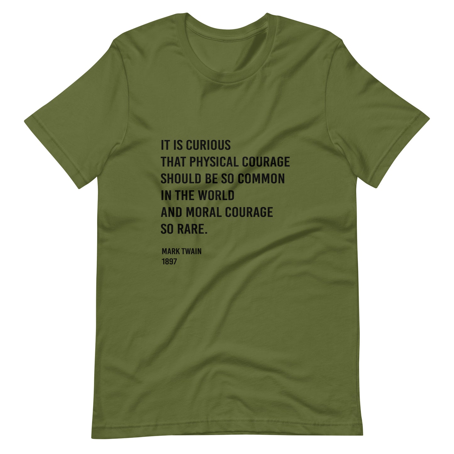 Twain- Moral Courage- Unisex t-shirt