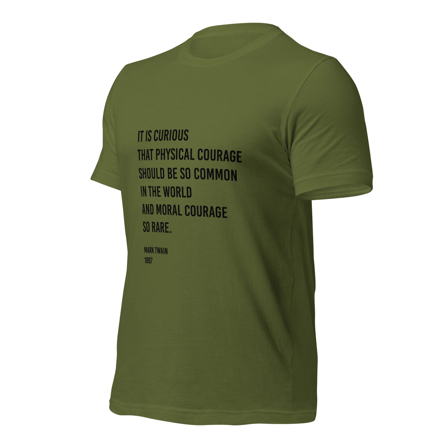 Twain- Moral Courage- Unisex t-shirt