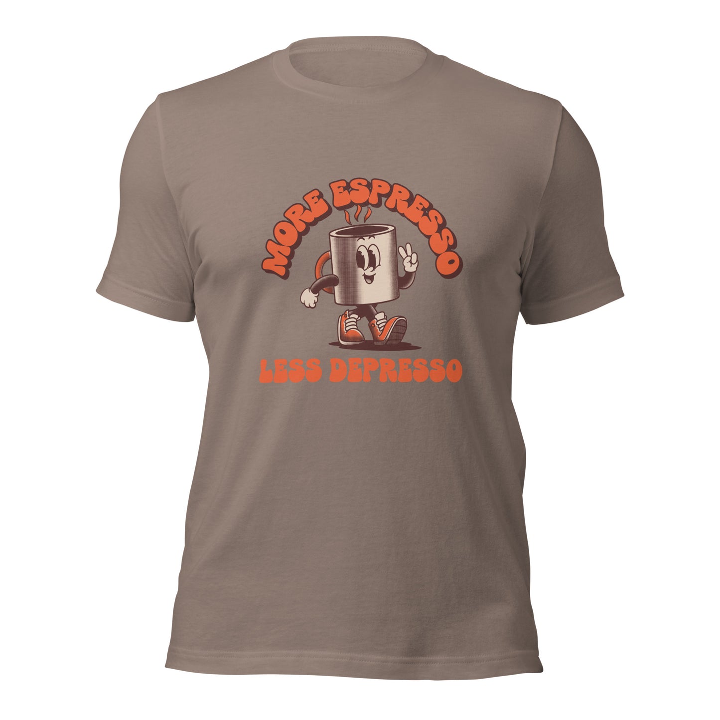 More Expresso Less Depresso Unisex t-shirt