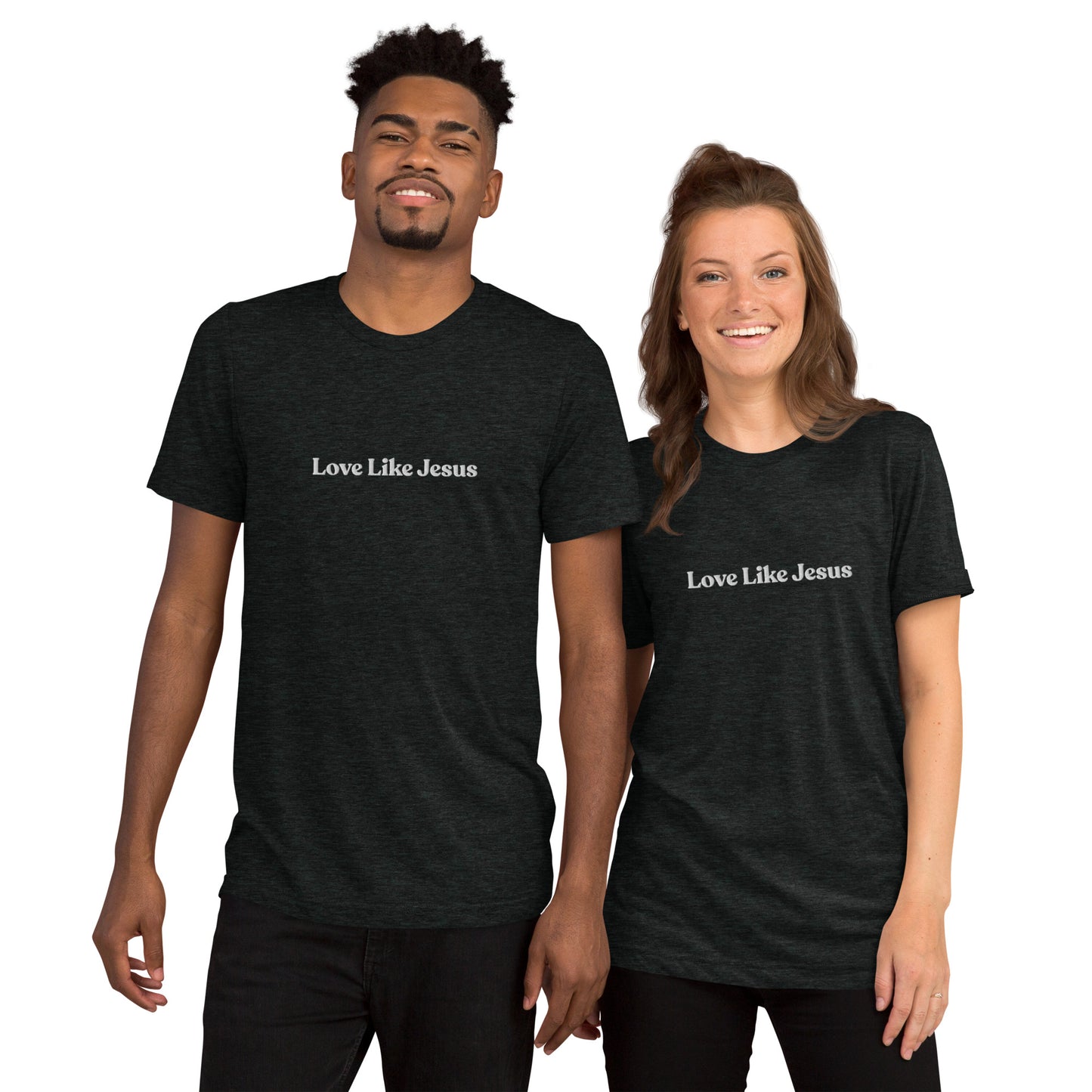 Love Like Jesus - Embroidered T-Shirt